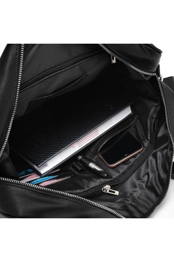 Męska torba na ramię laptop brodrene b12 czarna