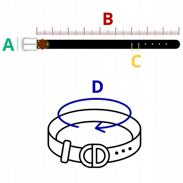 Pasek Damski OPD-19 Brødrene Bezowy