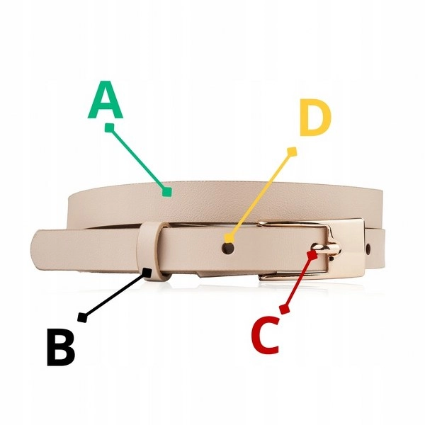 Pasek Damski OPD-19 Brødrene Bezowy